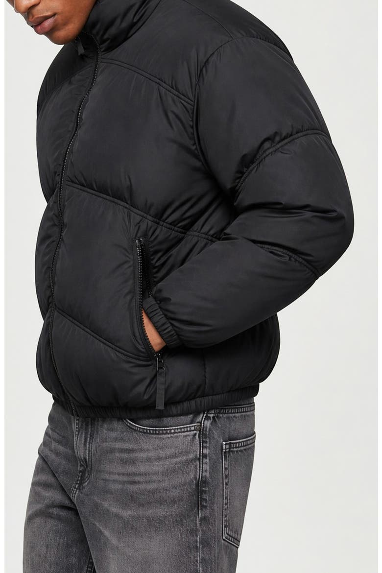 Marius Water Resistant Puffer Jacket, Alternate, color, BLACK