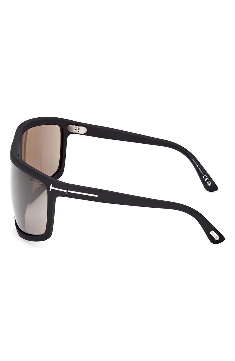 TOM FORD Clint 68mm Oversize Sunglasses, Alternate, color, 