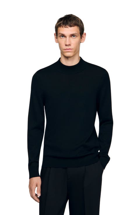 Mock neck sweater