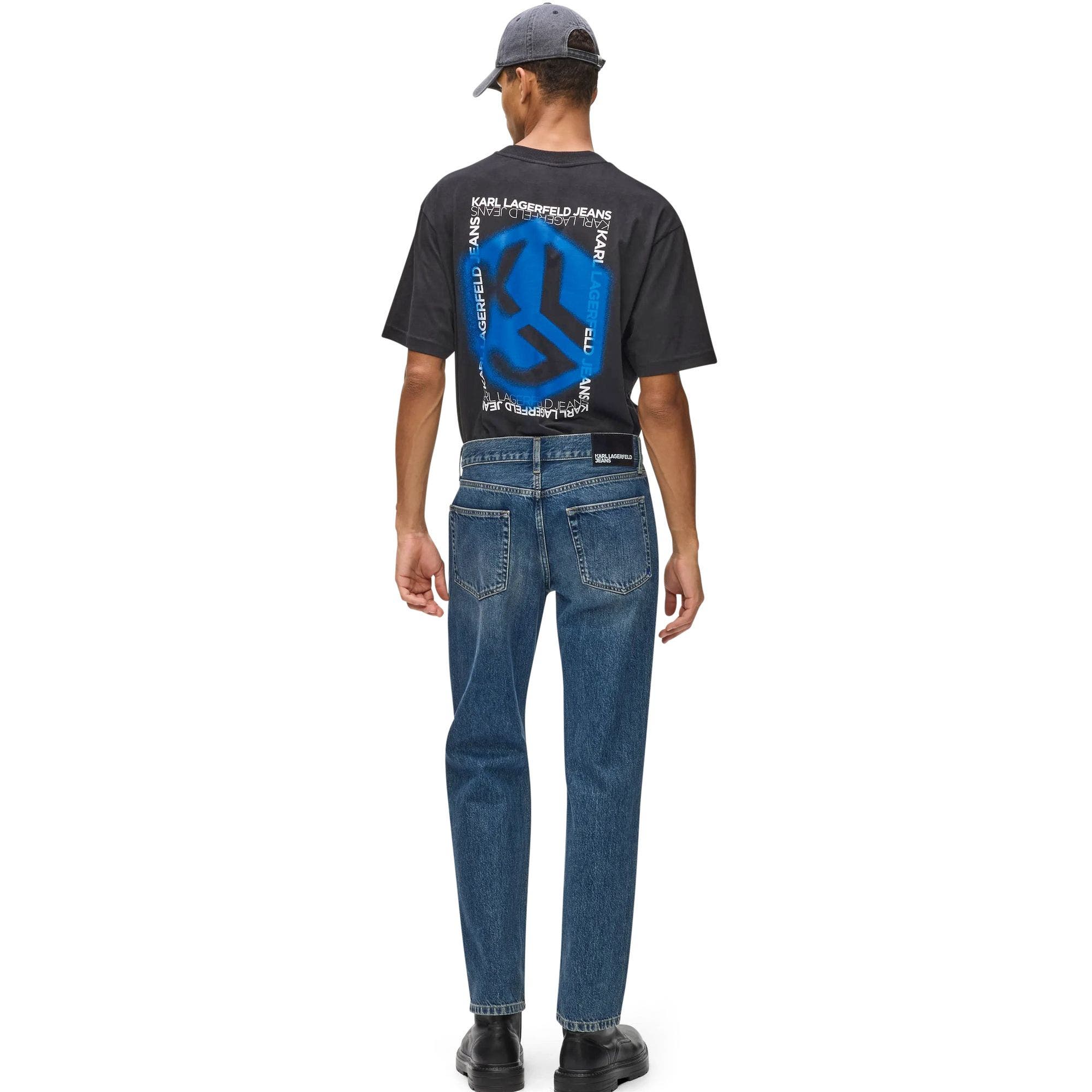 Karl Lagerfeld Jeans Men's Blue Straight Leg Jeans (Men) | Nordstrom