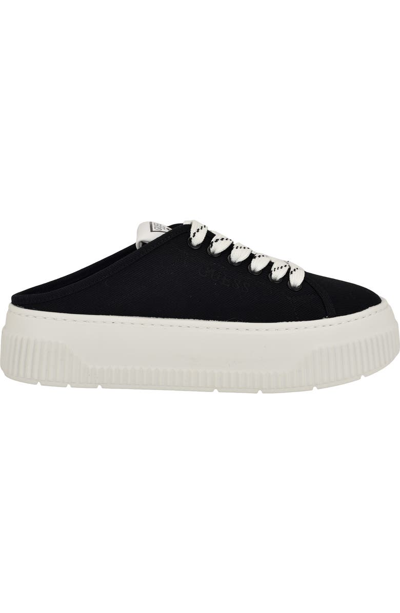GUESS Nudge Platform Slip-On Sneaker, Alternate, color, Black