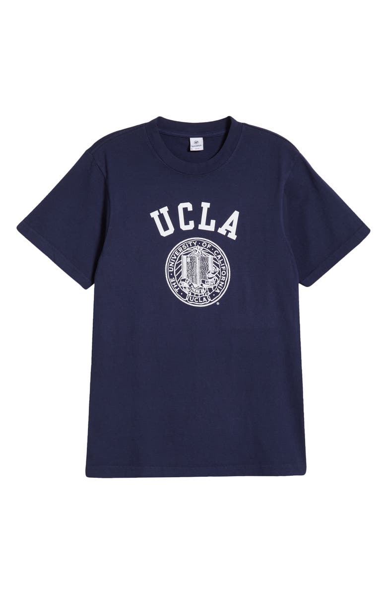 Sporty & Rich UCLA Crest Graphic T-Shirt, Alternate, color, Dark Navy