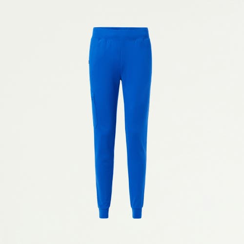 Jaanuu 6-pocket Slim Knit Scrub Jogger In Blue