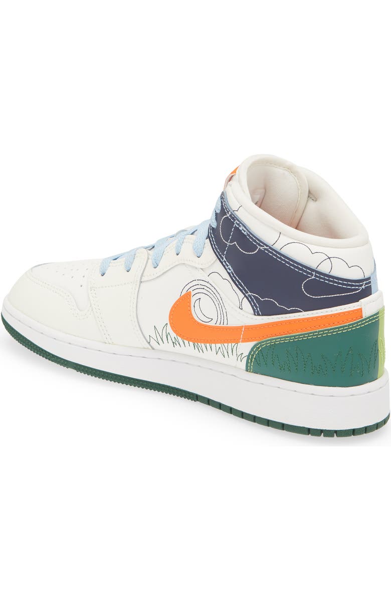 Jordan Kids' Air Jordan 1 Mid SE Basketball Sneaker, Alternate, color,