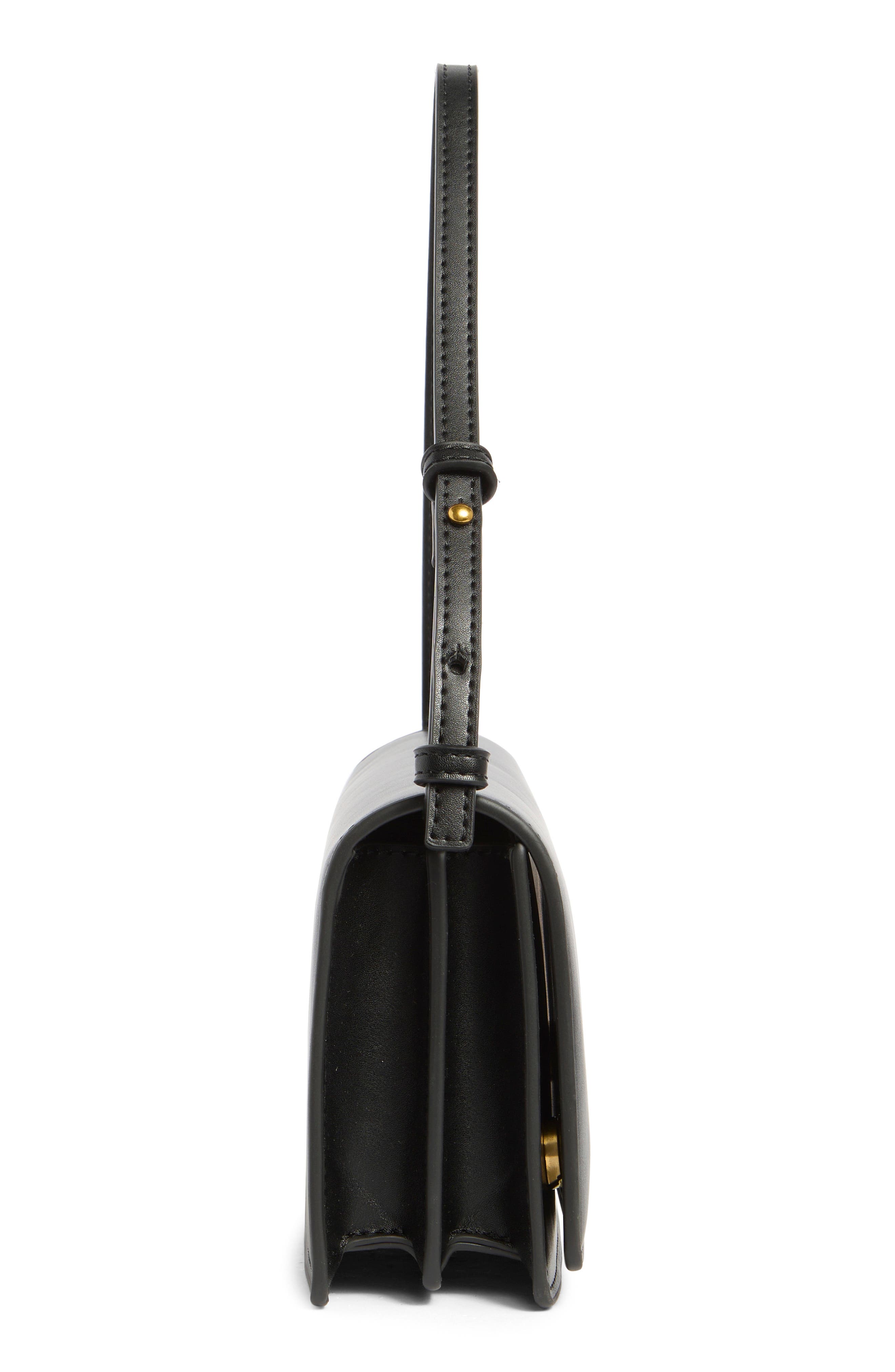 BCBG Clutch Shoulder Bag, Alternate, color, Black