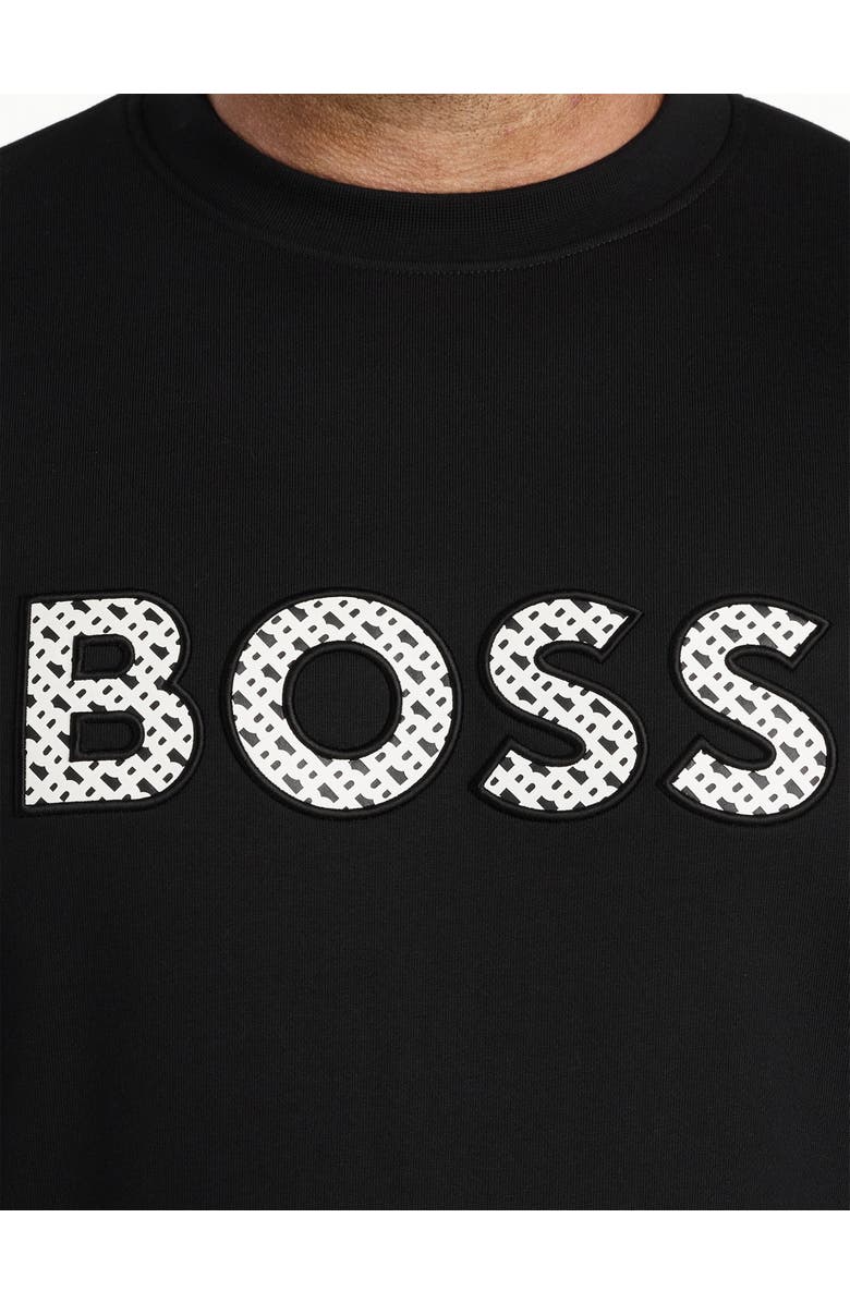 BOSS Soleri Crewneck Sweatshirt, Alternate, color,