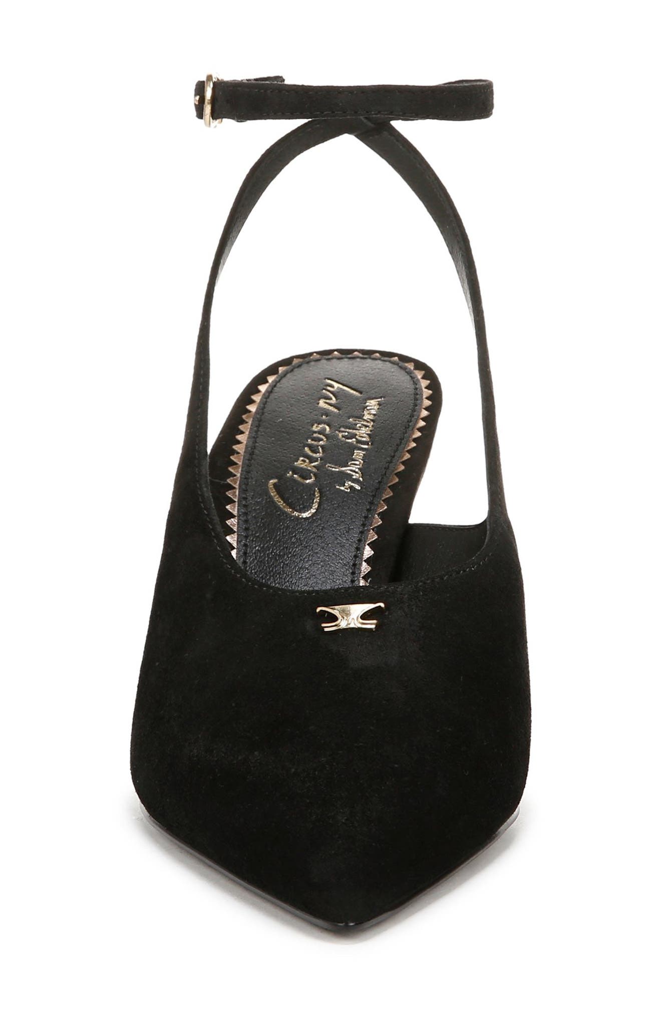 Tara Slingback Pump, Alternate, color, BLACK SUEDE