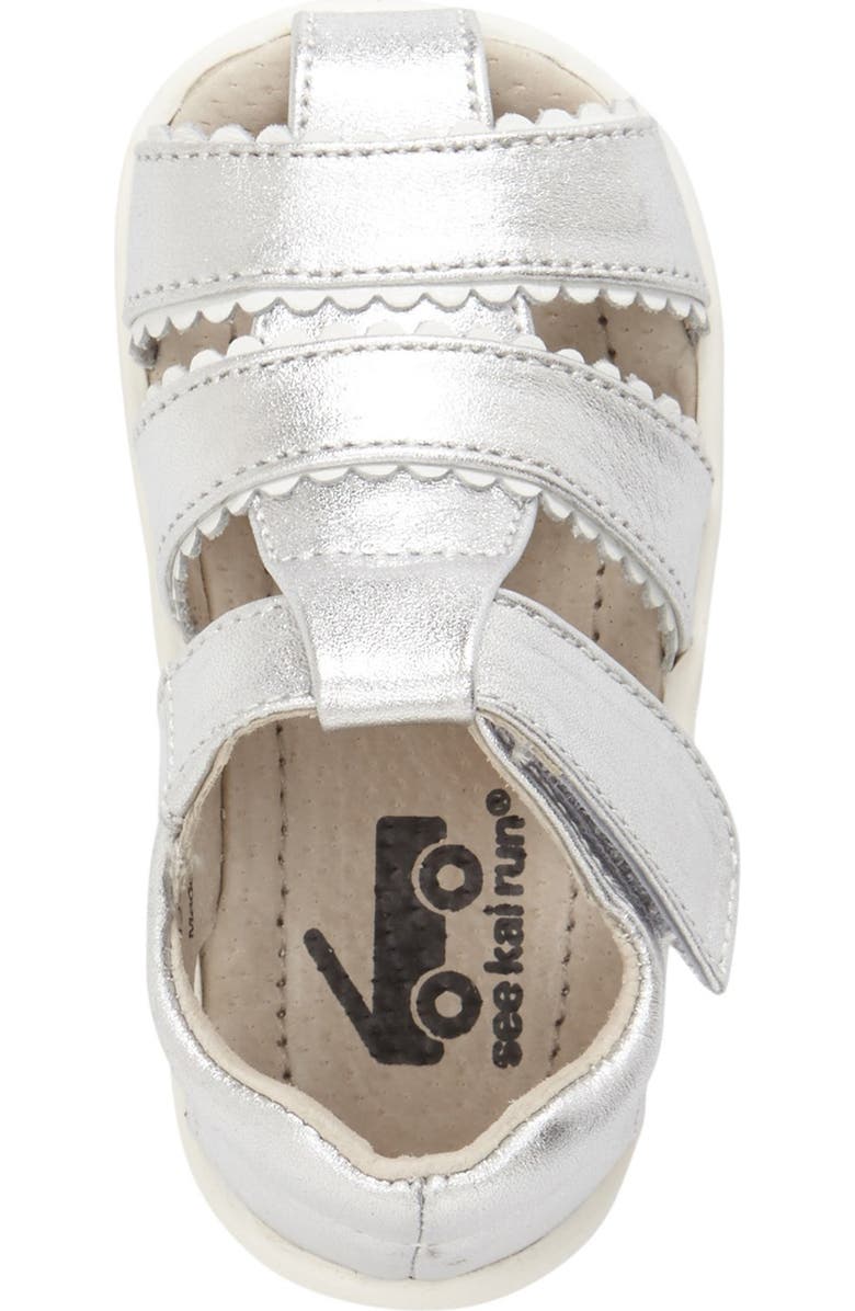 See Kai Run 'Gloria II' Leather Fisherman Sandal, Alternate, color,