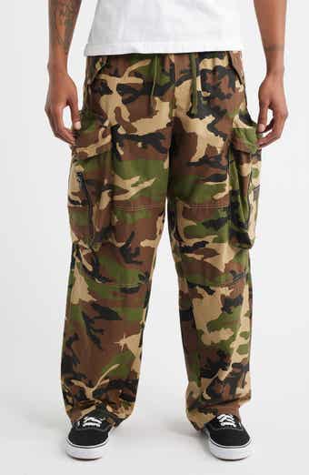 BB Star Loose Fit Camo Cotton Ripstop Cargo Pants