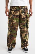 Billionaire Boys Club BB Star Loose Fit Camo Cotton Ripstop Cargo Pants