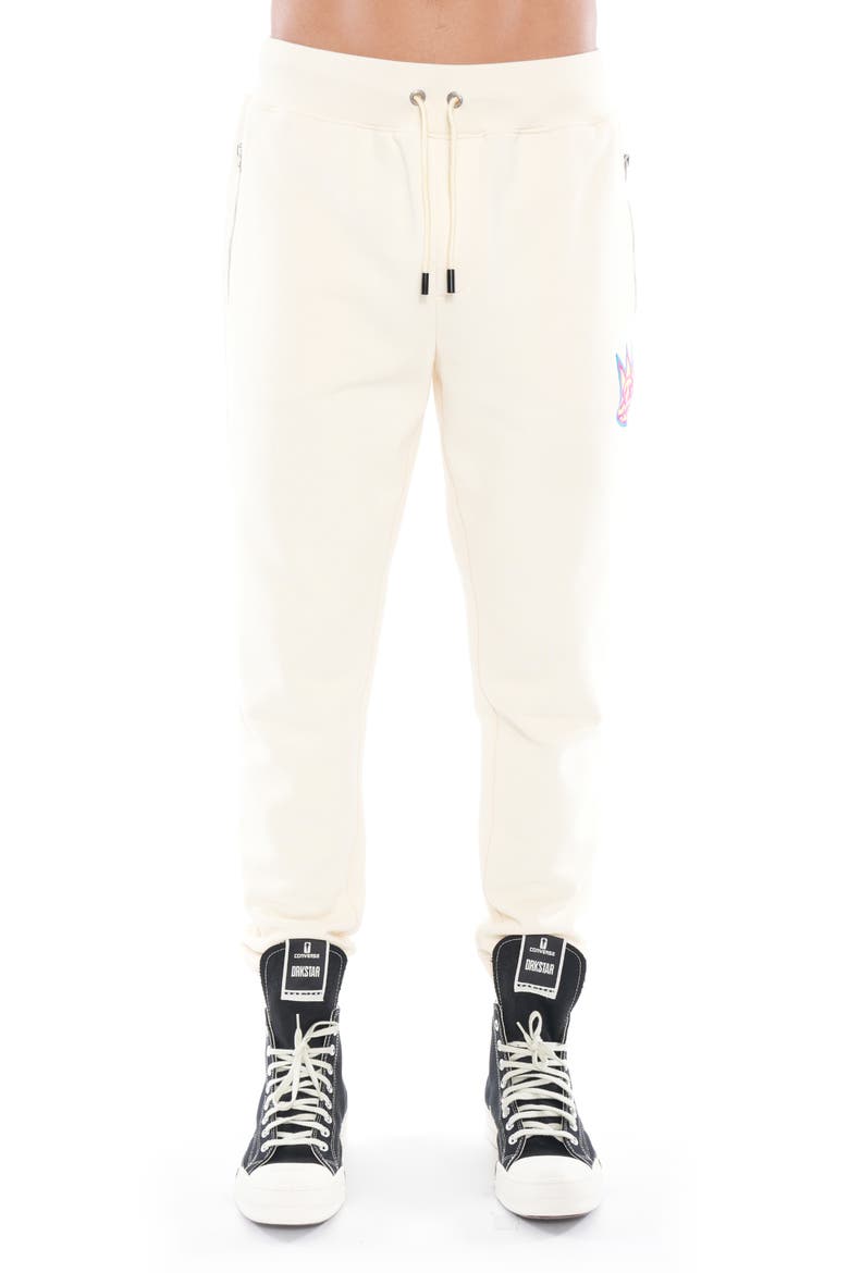 Cotton French Terry Sweatpants, Main, color, WINTER WHITE