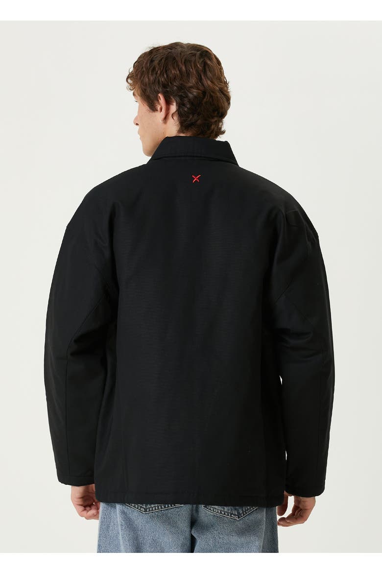 Cotton Puffer Jacket, Alternate, color, BLACK