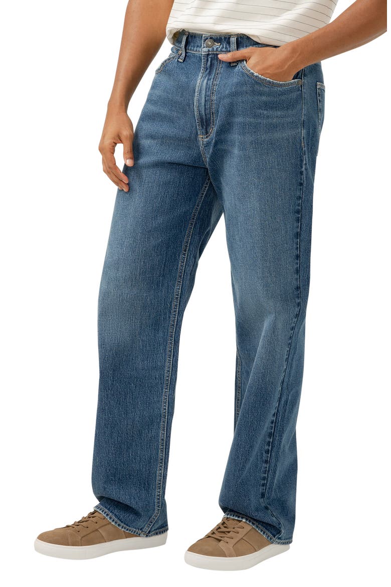 Big Guy Relaxed Fit Jeans, Alternate, color, INDIGO