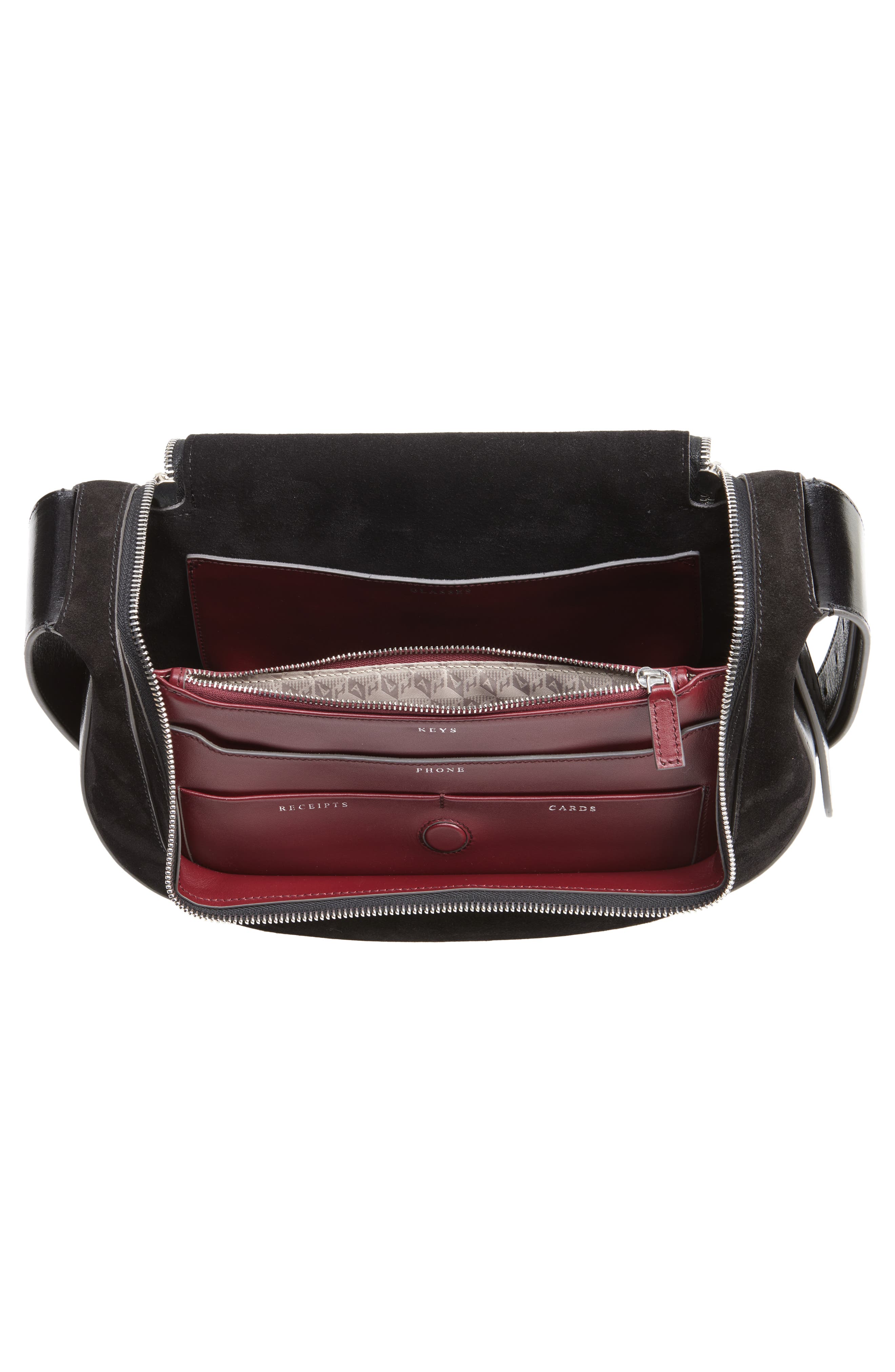 Anya Hindmarch Vere Leather Shoulder Bag, Alternate, color, 