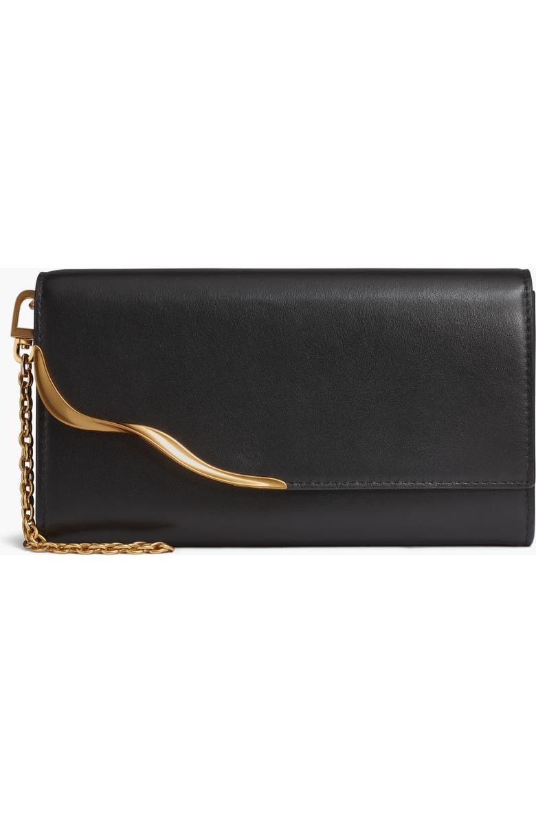 Donna Karan New York Malverne Wristlet, Main, color, Black/Gold