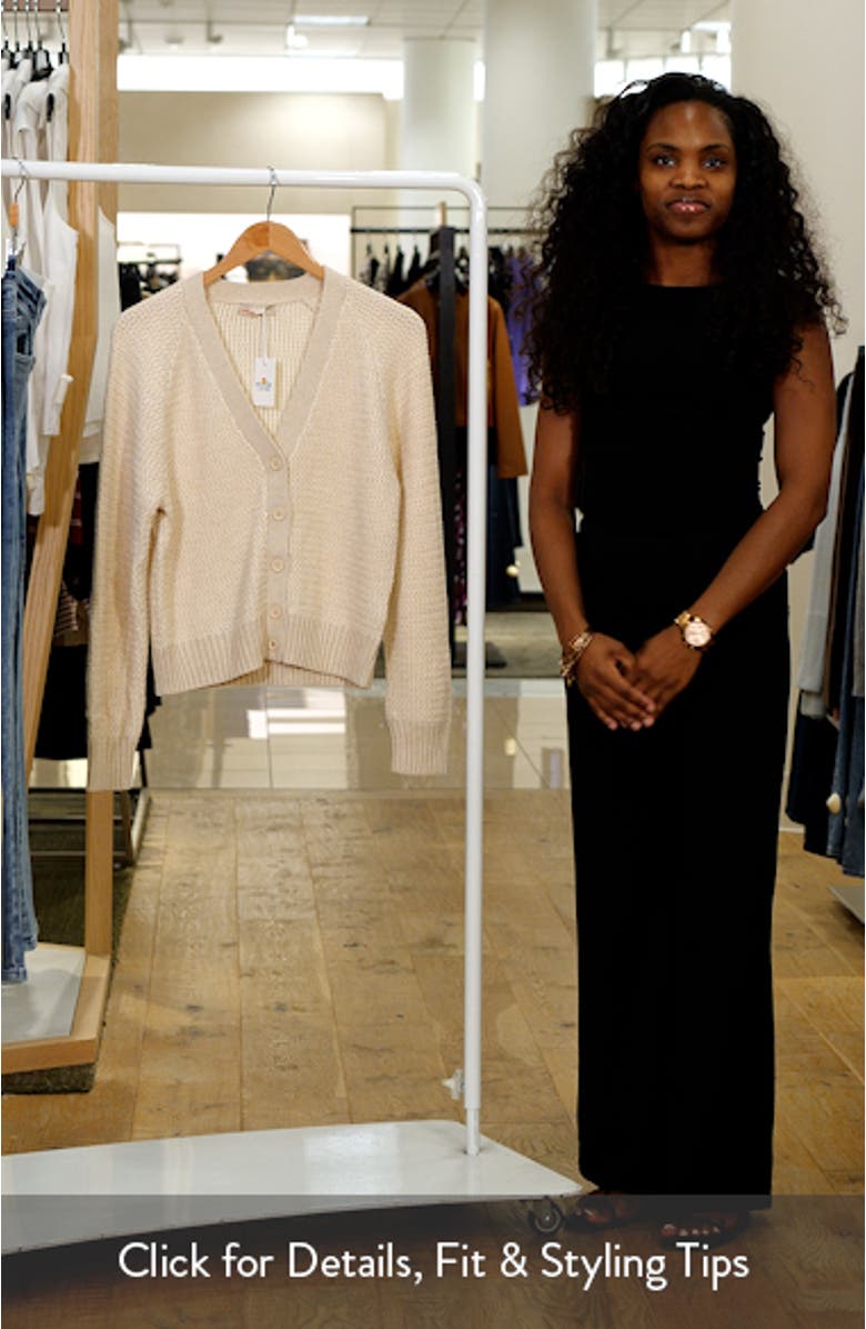 Robin Cotton & Marino Wool Blend Cardigan, sales video thumbnail