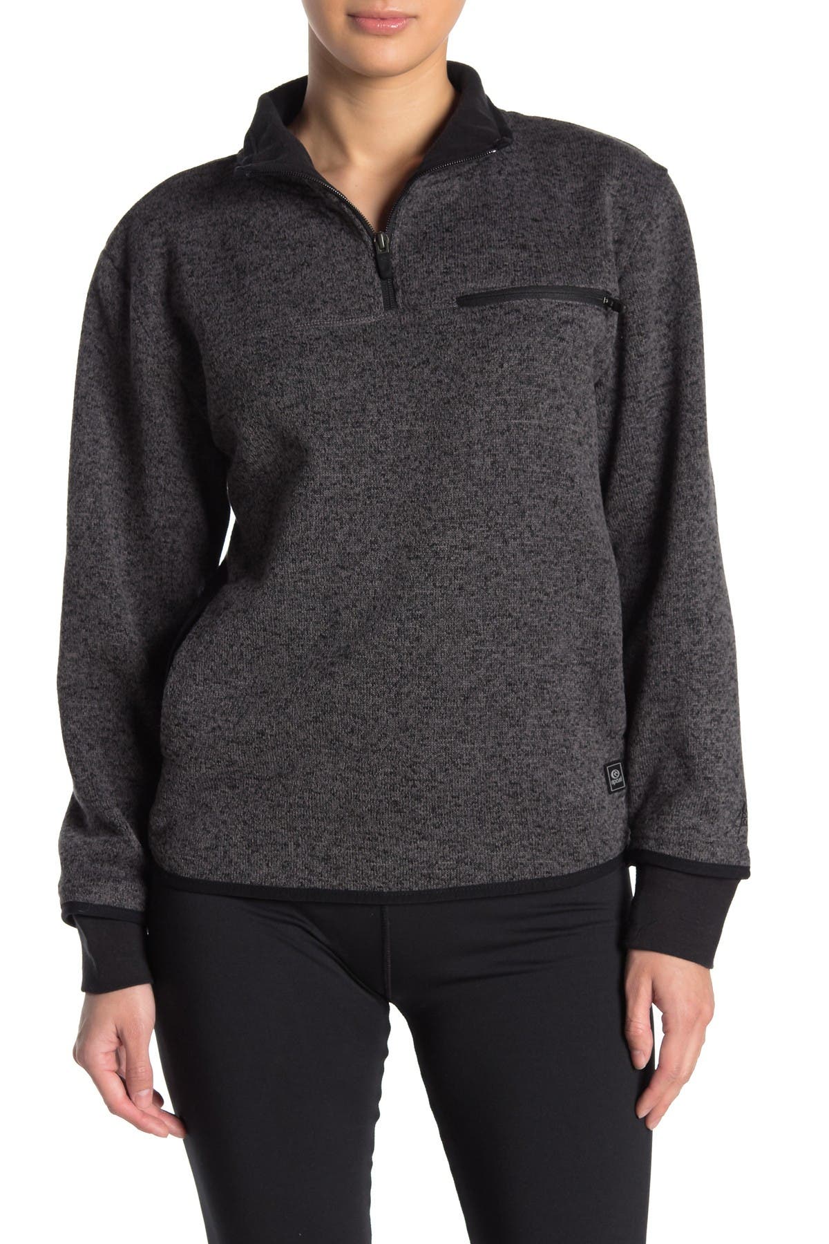 Clothes Rack Modular Rip Curl Antiseries Modular Quarter Zip Sweater (Women) | Nordstromrack