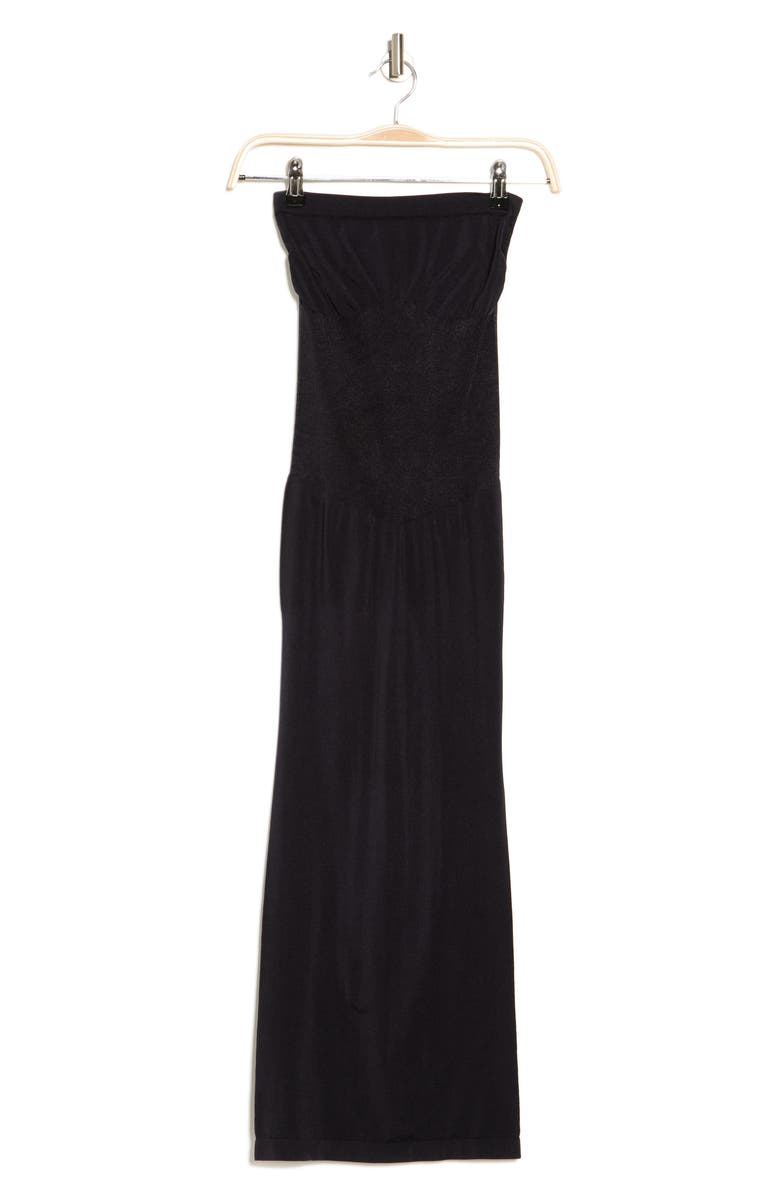WISHLIST Strapless Knit Maxidress, Alternate, color, Black