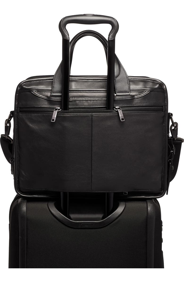 TUMI Alpha 3 Expandable Organizer Leather Laptop Briefcase, Alternate, color,