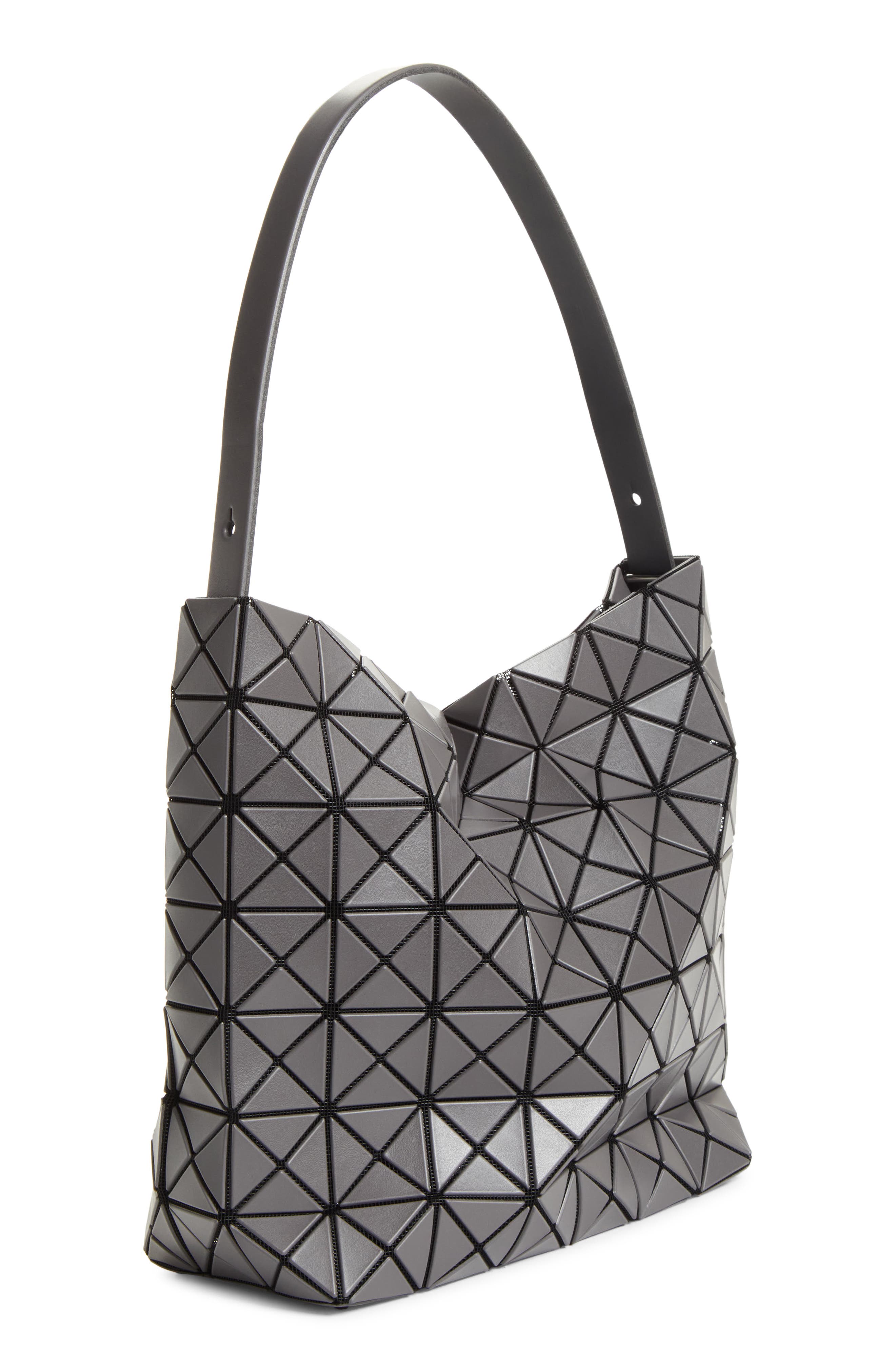 Bao Bao Issey Miyake Valley Hobo Bag, Alternate, color, Charcoal