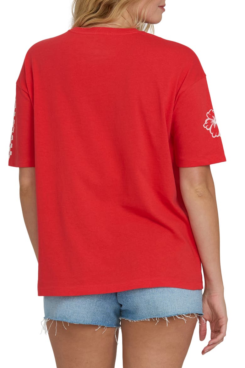 I Will Travel Graphic Cotton T-Shirt, Alternate, color, FIESTA RED