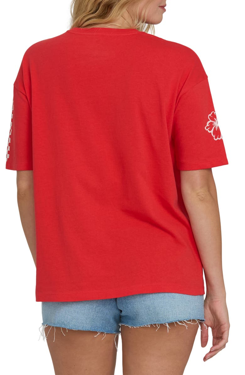 Billabong I Will Travel Graphic Cotton T-Shirt, Alternate, color, Fiesta Red