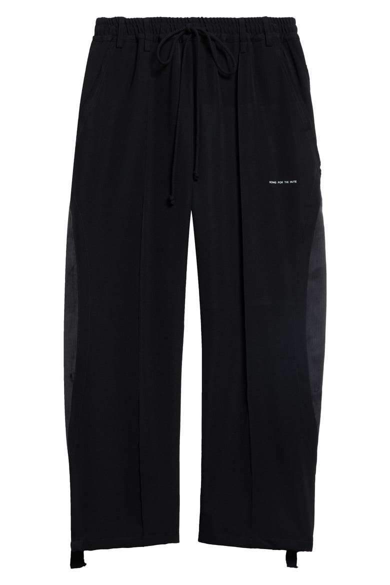 Tear Drop Track Pants, Main, color, BLACK