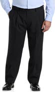 Oak Hill by DXL Big & Tall Perfect Fit Waist-relaxer Pleated Suit Pants V2