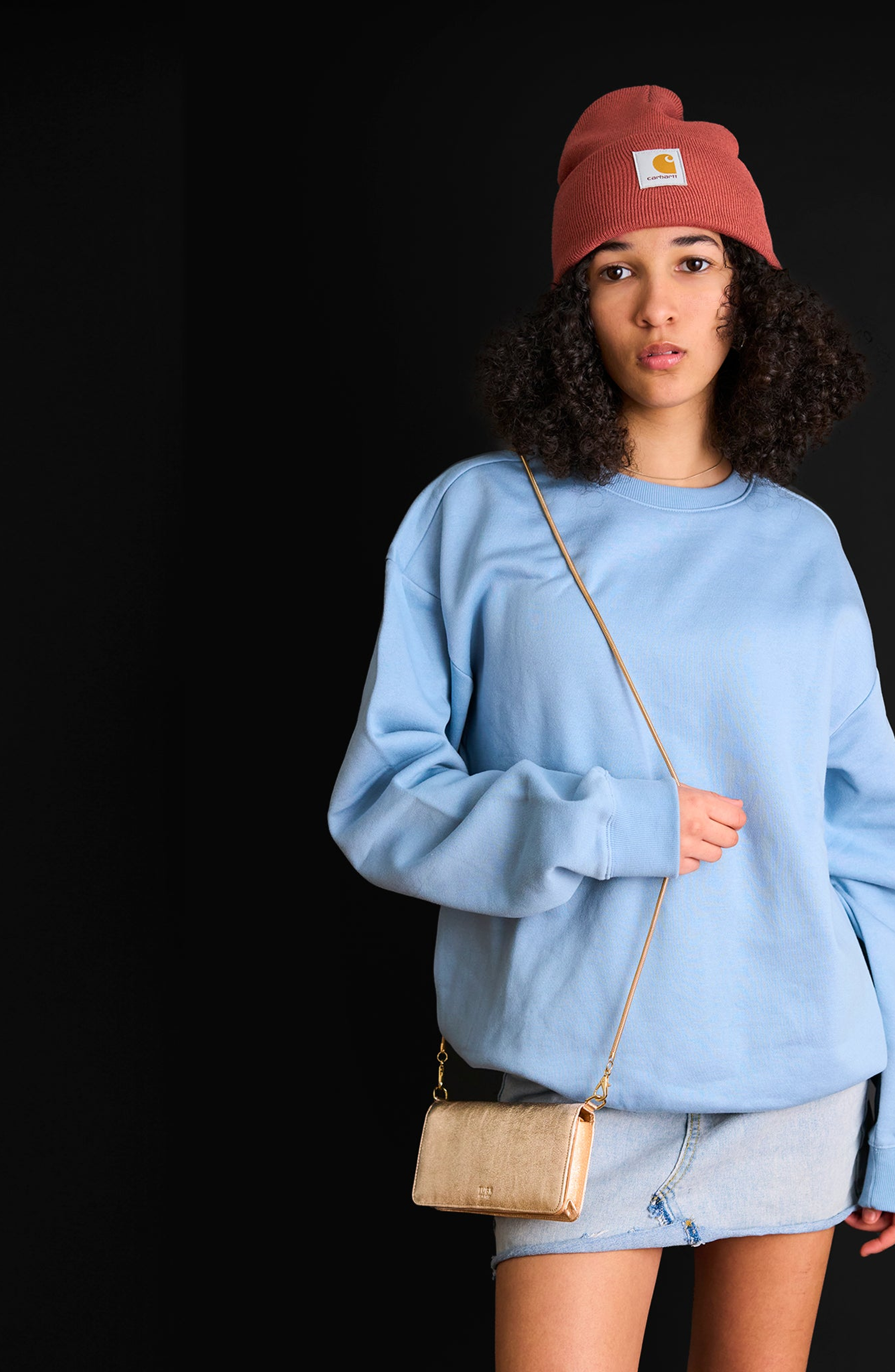 Tusk Chotta Mini Crossbody Bag, Alternate, color, Gold