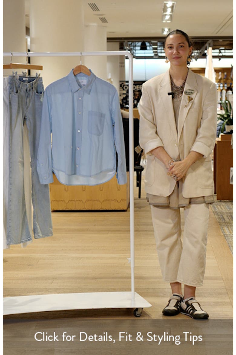 Relaxed Button-Up Wrap Shirt video