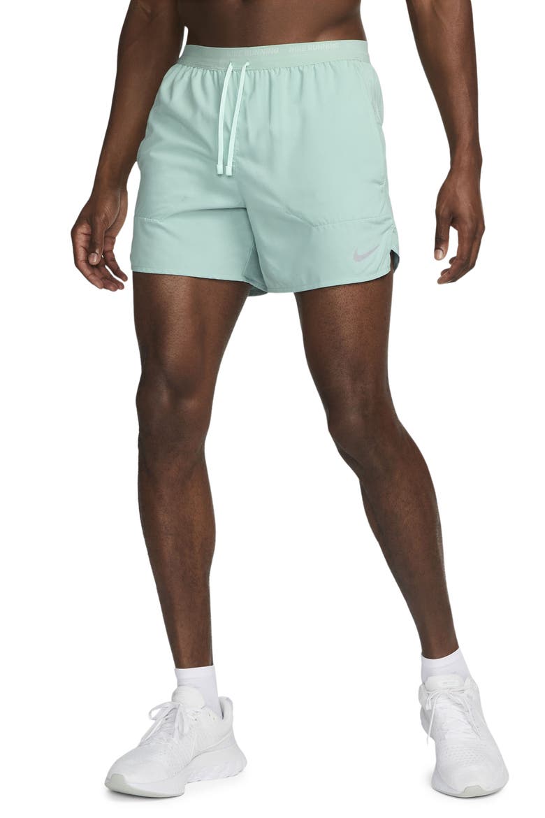 Dri-FIT Stride 5-Inch Running Shorts, Main, color, MINERAL/ JADE ICE