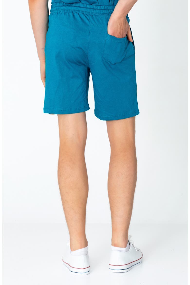 Drawstring Cotton Shorts, Alternate, color, HAWAII