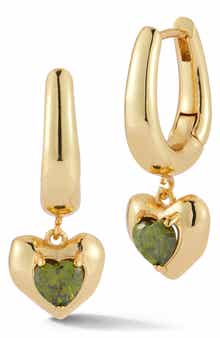Heart Hoop Earrings