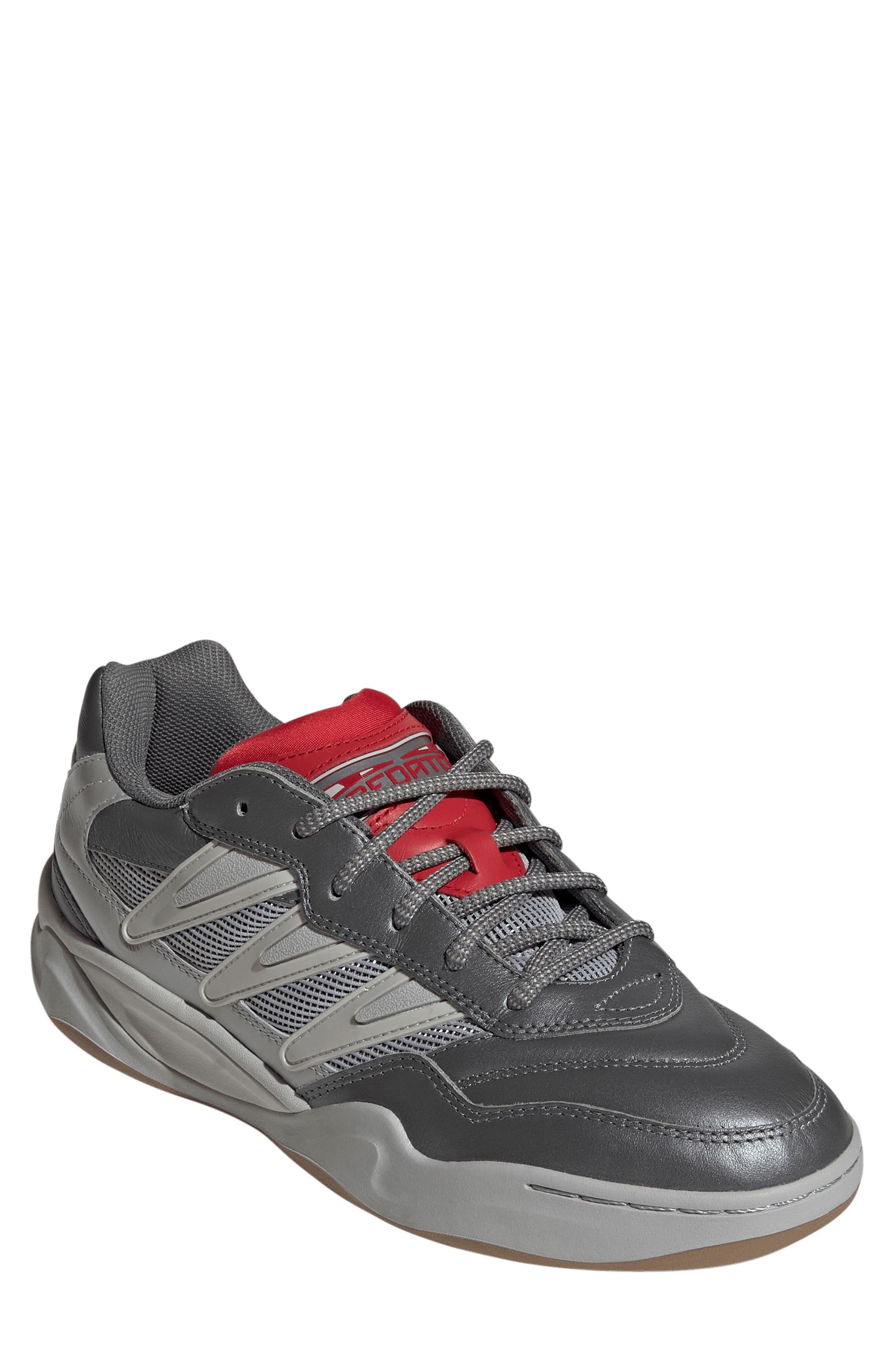 adidas Gender Inclusive Predator 94 ST Sneaker, Main, color, Iron/ Matte Silver/ Scarlet