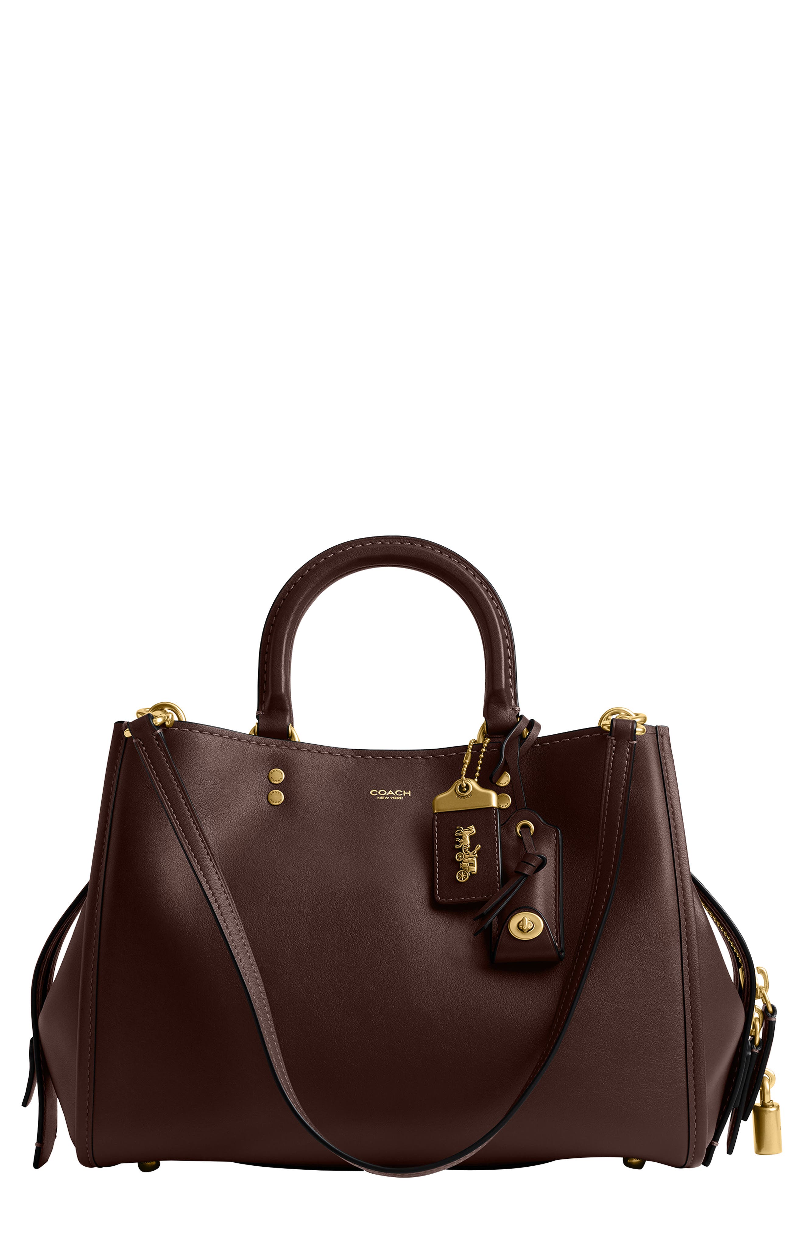 Rogue 31 Leather Bag, Main, color, B4/ MAPLE