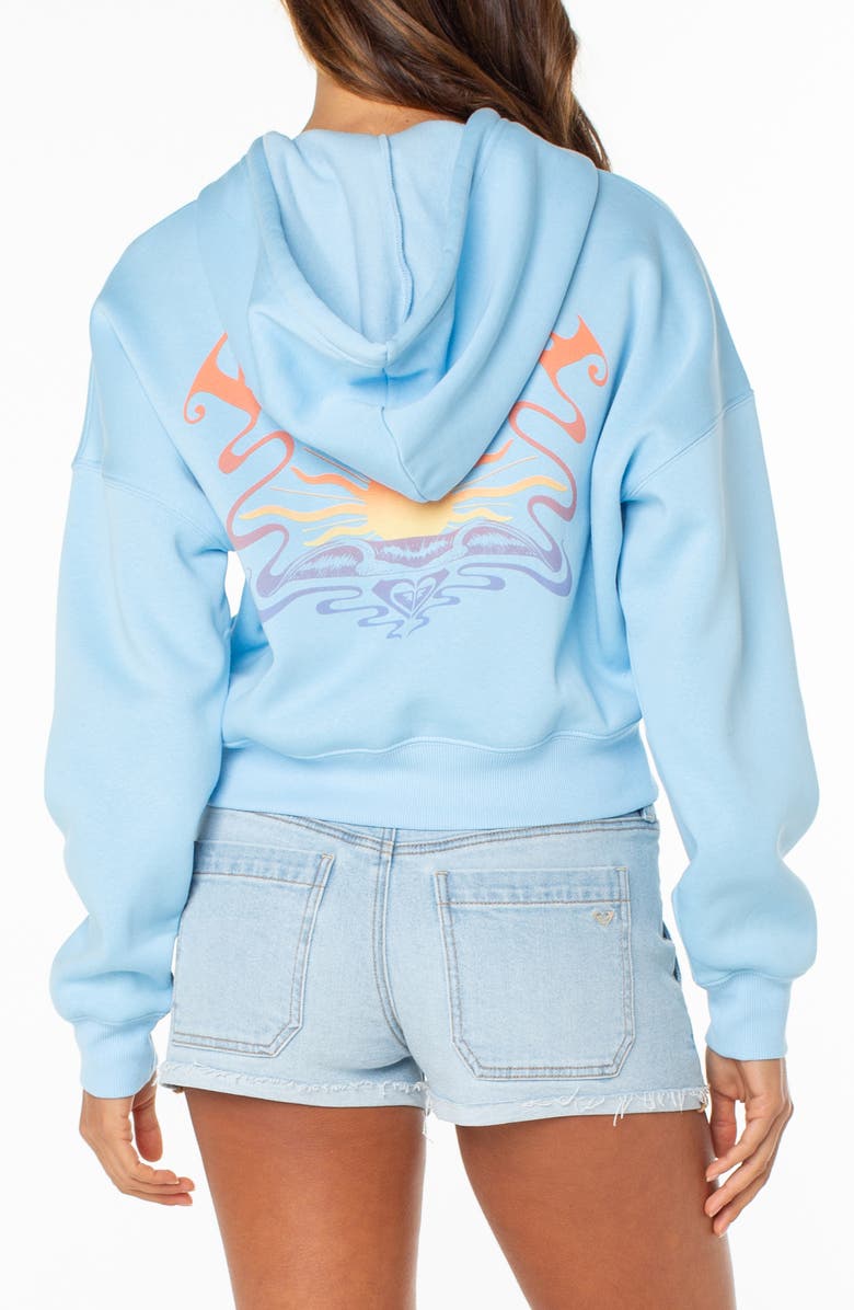 Roxy Breakwater Fleece Graphic Hoodie, Alternate, color, 
