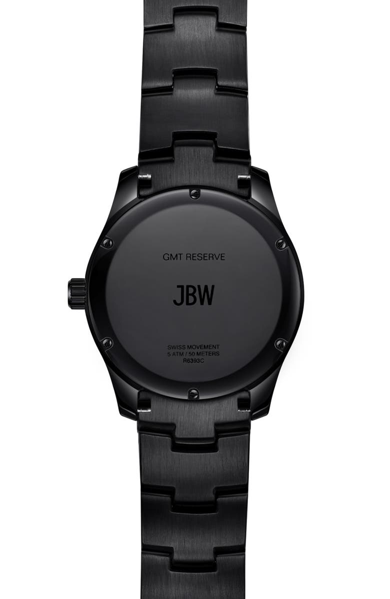 JBW Reserve Jet Setter GMT Bracelet Watch, 39mm, Alternate, color,