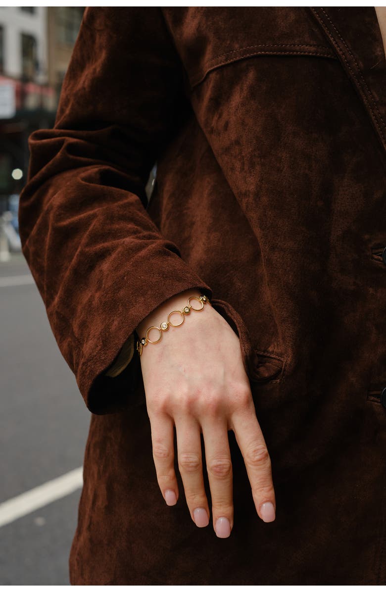 Zynnia Collective Lattice Bracelet, Alternate, color, Gold