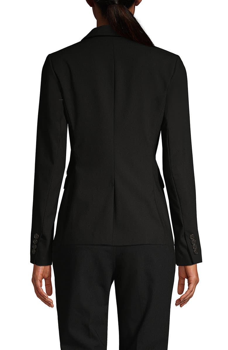 Lands' End Washable Wool Two Button Traditional Blazer, Alternate, color, 