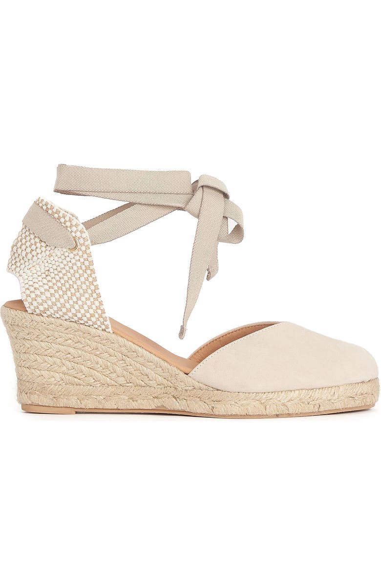 Barbour Juana Ankle Wrap Espadrille Wedge d'Orsay Pump, Alternate, color,