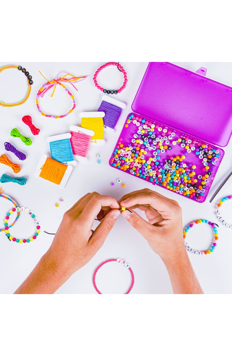 Fashion Angels Jewelry Design Kit Tell Your Story, 1500+ Alphabet Beads, Alternate, color, Multicolored
