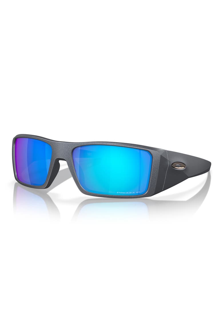 Heliostat 61mm Prizm™ Polarized Rectangular Sunglasses, Alternate, color, SAPPHIRE