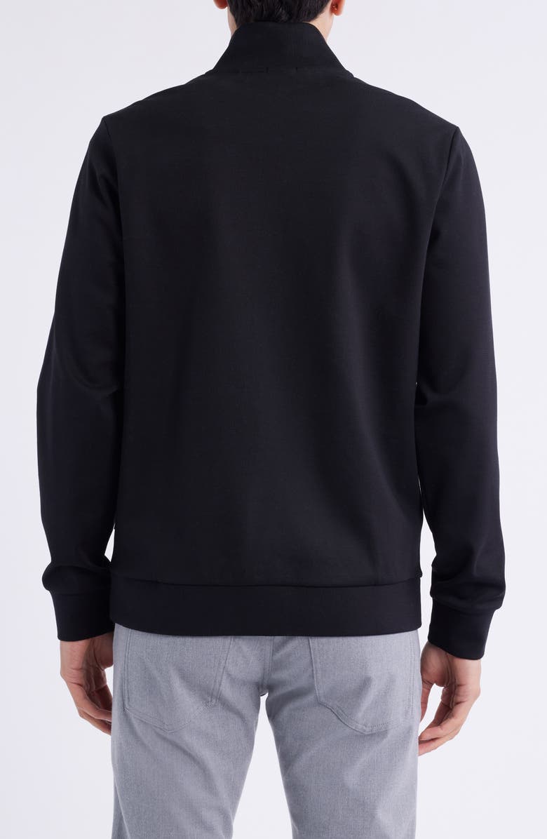 BOSS Shepherd Knit Zip Jacket, Alternate, color, Black