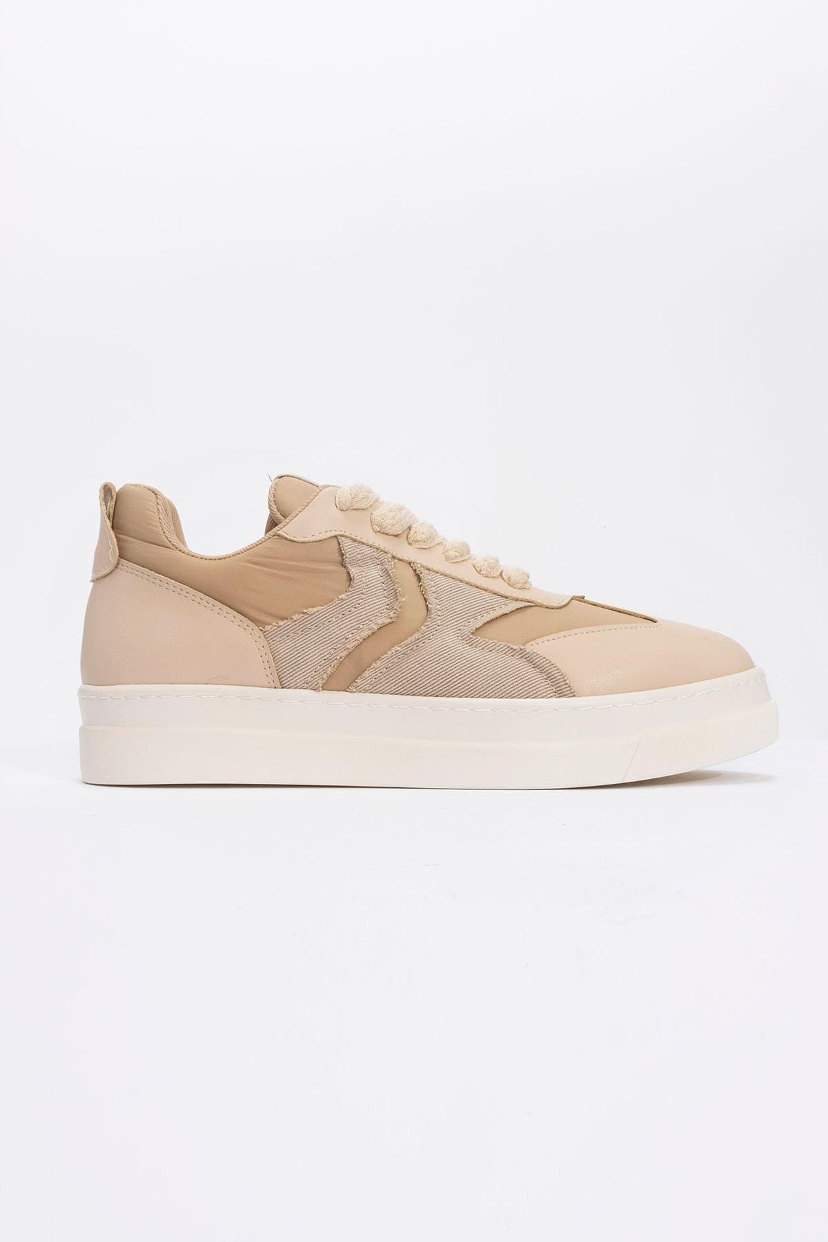 Prologue Shoes Sande Sport Sneakers, Alternate, color, Beige Faux Leather