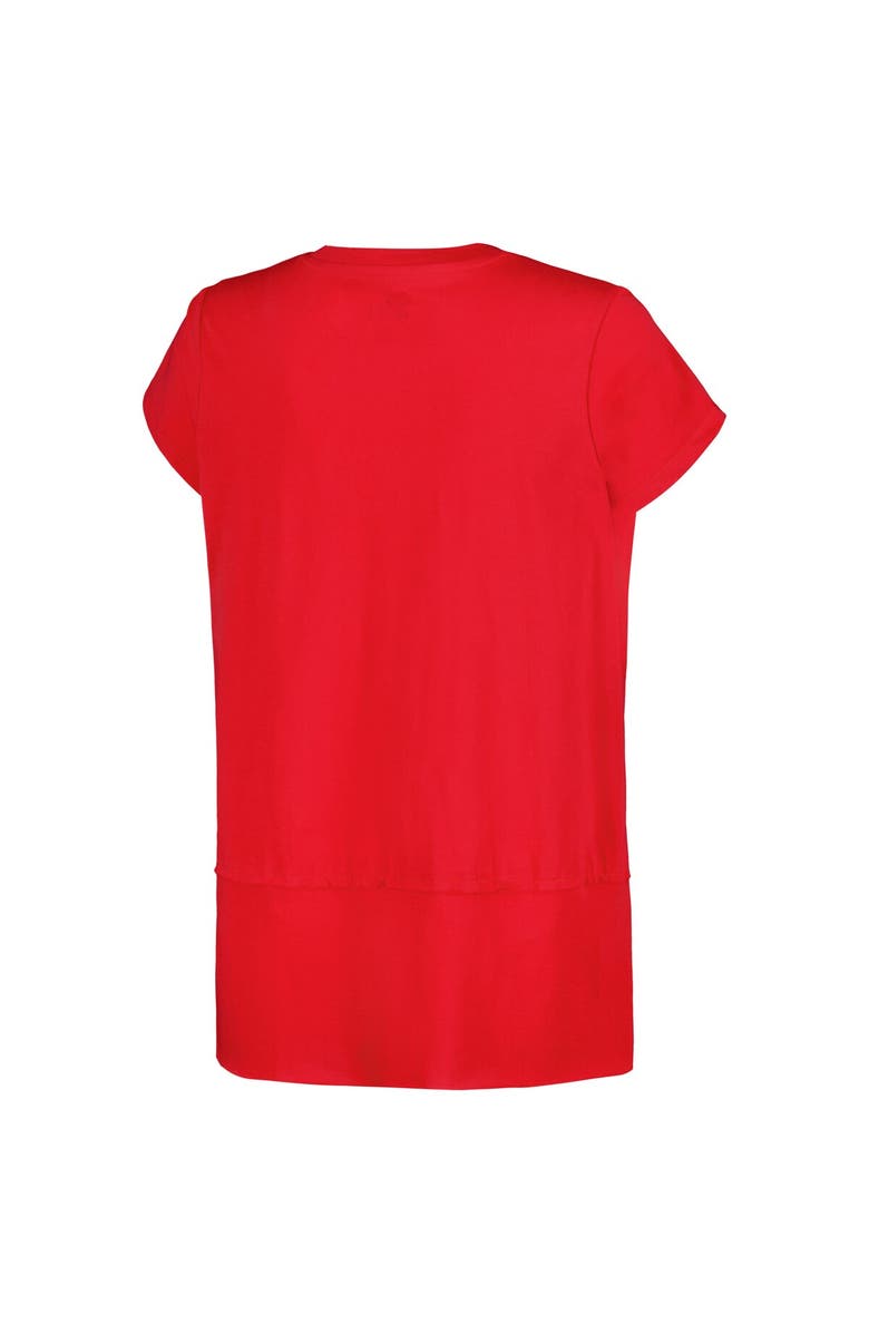 G-III 4HER BY CARL BANKS Women's G-III 4Her by Carl Banks Red Cincinnati Reds Cheer Fashion T-Shirt, Alternate, color, 