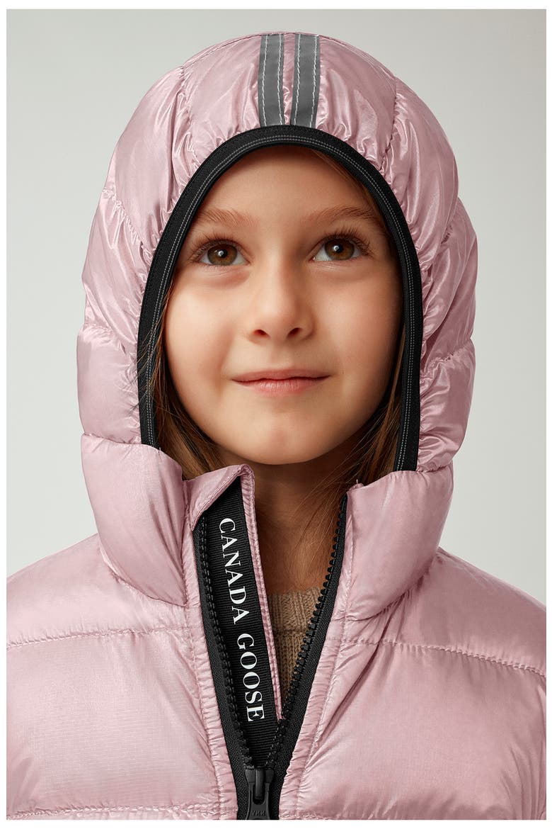 Kids' Crofton Water Repellent 750 Fill Power Down Recycled Nylon Puffer Jacket, Alternate, color, PINK LEMONADE