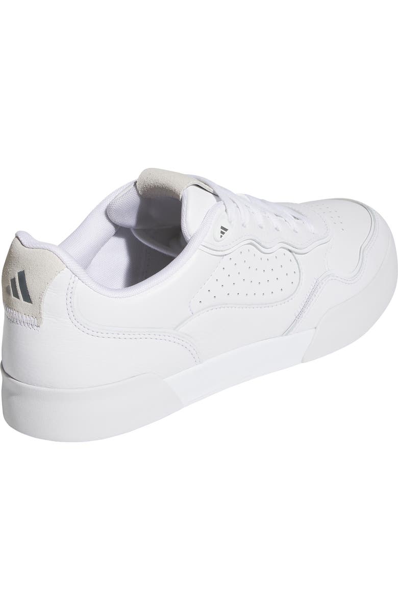 adidas Retrocross 25 Spikeless Golf Shoe, Alternate, color, Ftwwht/Gre