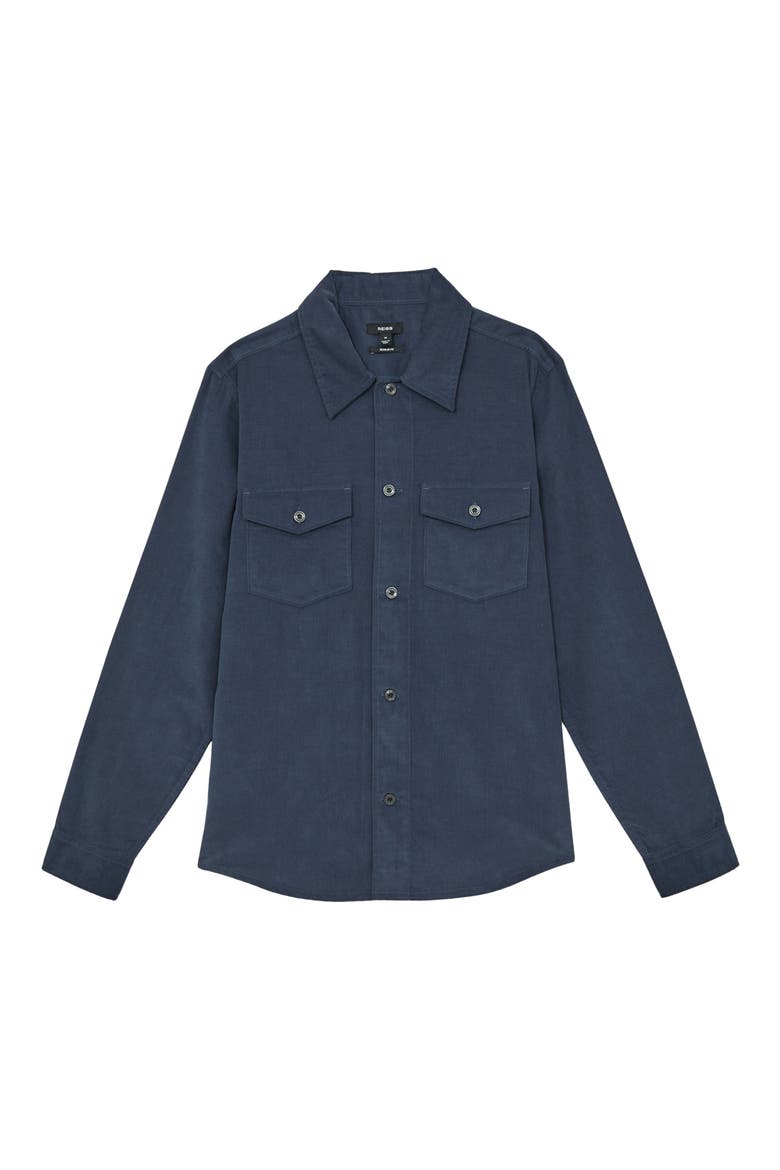 Kai Cotton Shirt Jacket, Alternate, color, AIRFORCE BLUE