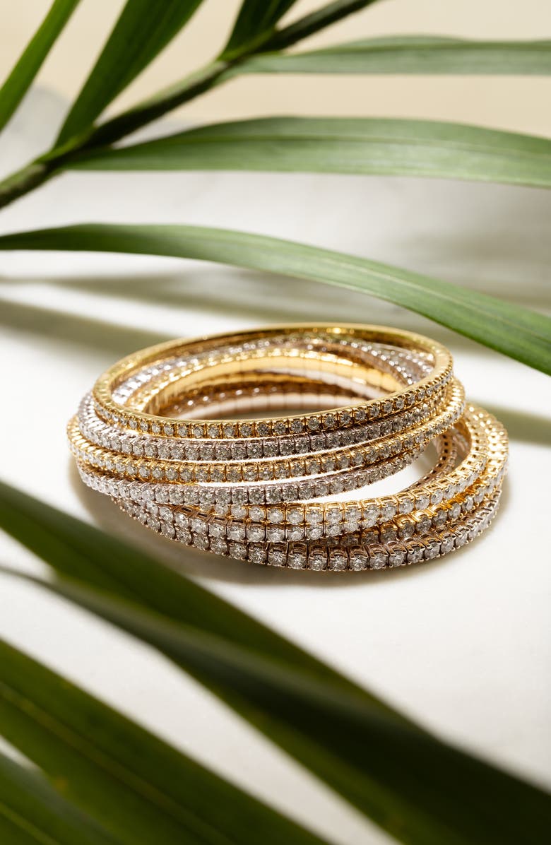 Bony Levy Audrey 18K Gold Flexible Bracelet, Alternate, color, 18K White Gold