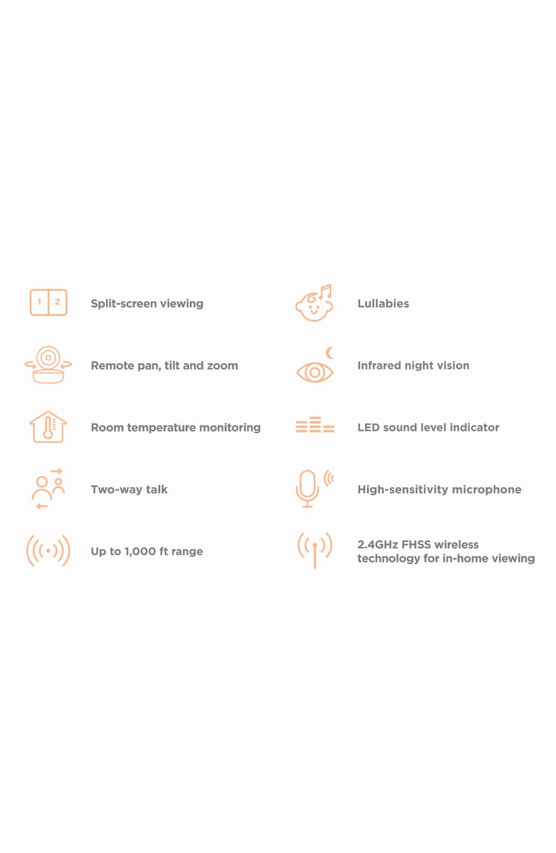 Motorola VM36XL-2 5 Motorized Pan/Tilt Video Baby Monitor Set, Alternate, color, 